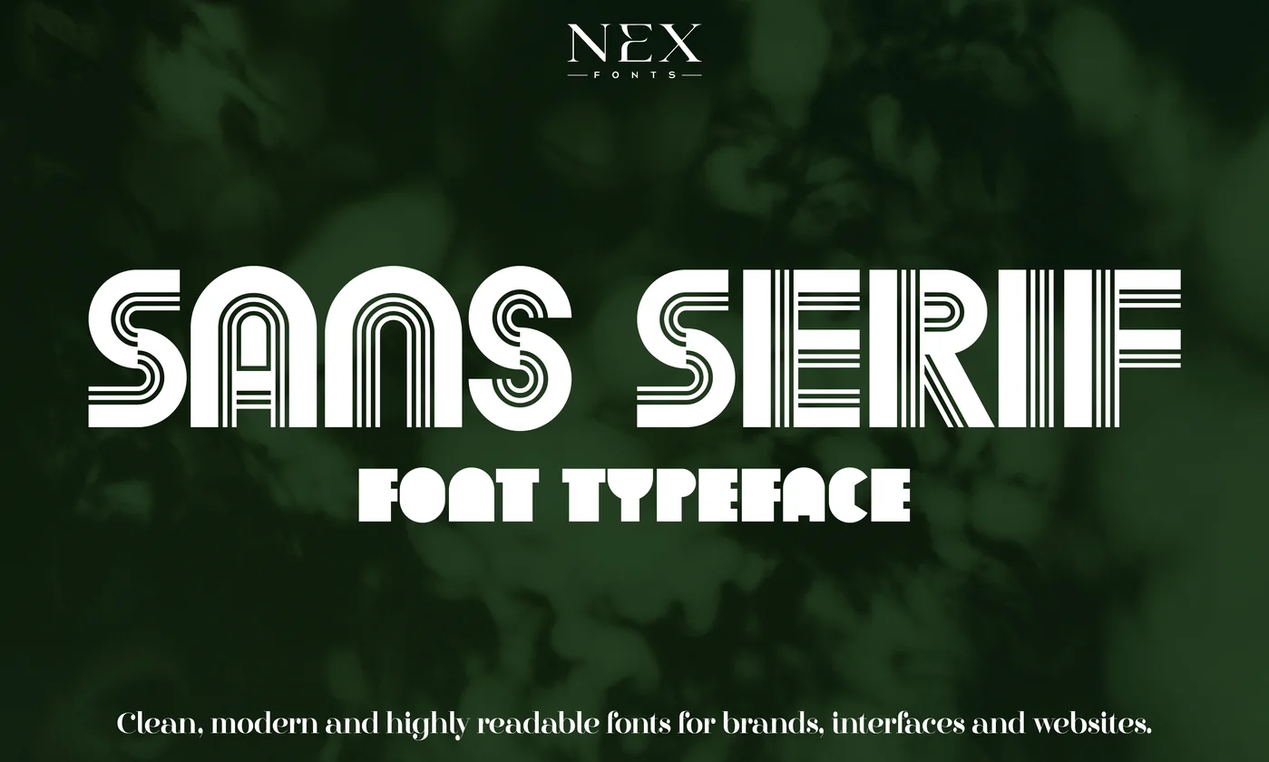 Sans Serif font category preview